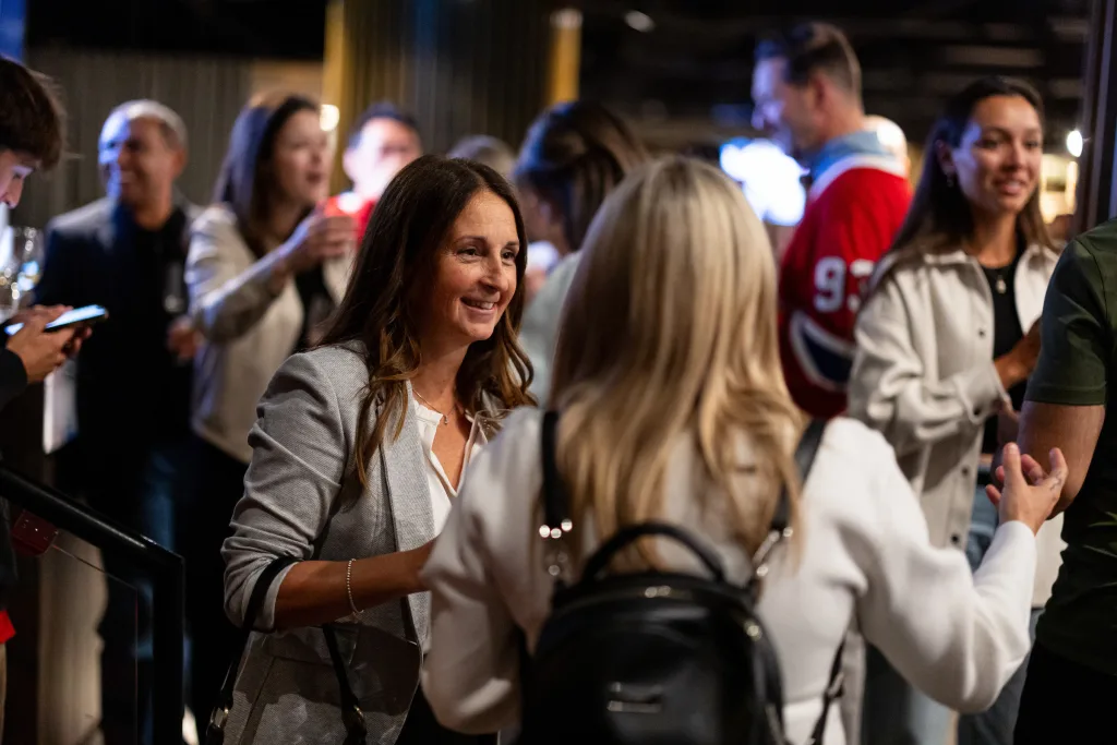 MONTREAL, QC - SEPTEMBER 19: Guests participate in the Montreal Canadiens Children’s Foundation’s Soiree de reconnaissance VMD at the Centre Bell on September 19, 2026 in Montreal, QC, Canada. (Photo by Pierre Bourgault/Club de hockey Canadien inc.)