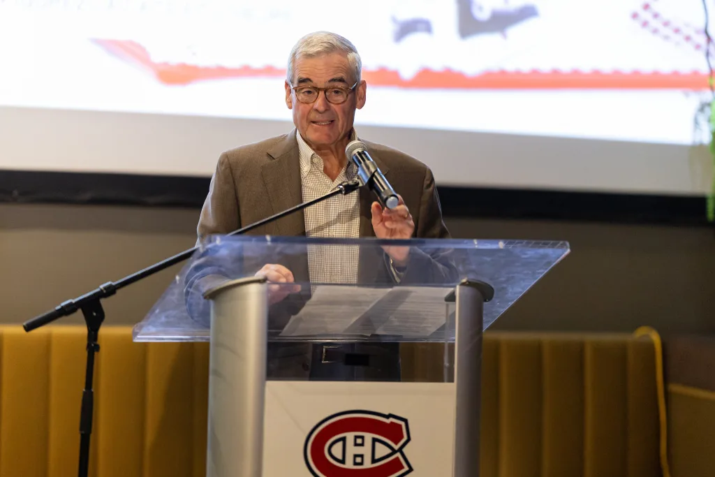 MONTREAL, QC - SEPTEMBER 19: Guests participate in the Montreal Canadiens Children’s Foundation’s Soiree de reconnaissance VMD at the Centre Bell on September 19, 2026 in Montreal, QC, Canada. (Photo by Pierre Bourgault/Club de hockey Canadien inc.)