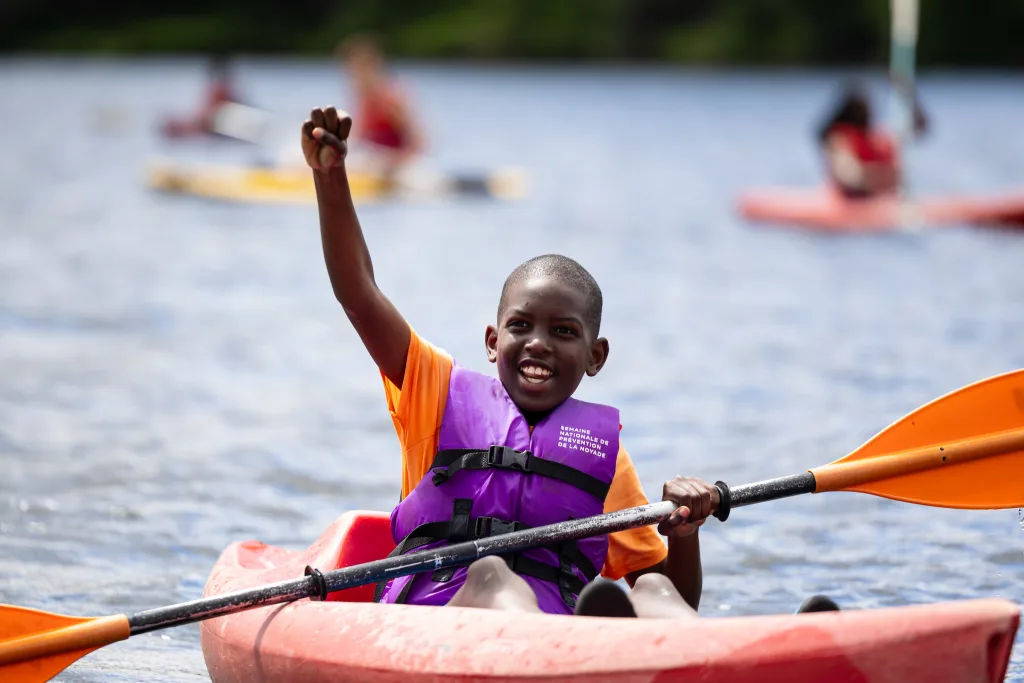 Enfant kayak