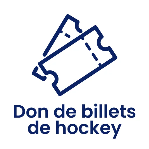 Don de billets de hockey